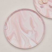 Ginger Ray - Ginger Ray - 8 Borden Marble Pink - 25 cm