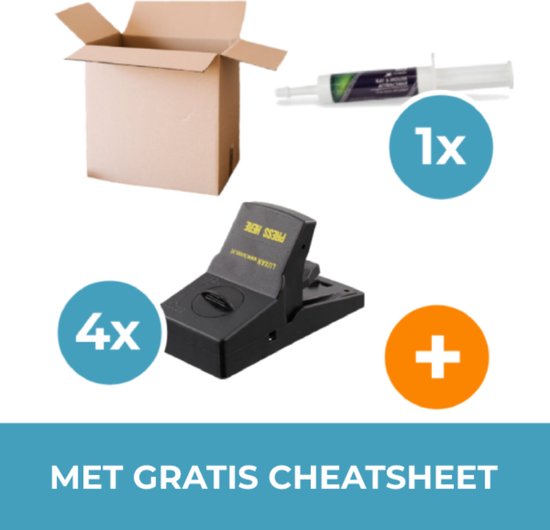 Bestrijdingspakket rattenval/rattenklem - Effectieve Rattenval - Met ...