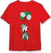 Kerstkabouter Buddy's Kerst T-shirt | Groen | Jongens / Meisjes | Grappige Foute kersttrui Shirt Cadeau | Kindershirt | Leuke Elf, Rendier, Kerstboom en Kerstballen Ontwerpen. Maat