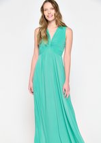 LOLALIZA Maxi-jurk - Groen - Maat 40