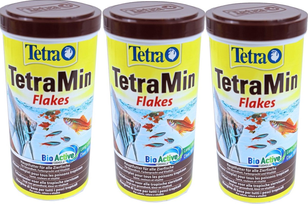 Tetra - Min Bio-Active - 1 liter - 3 stuks