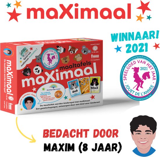 maXimaal Maaltafels Keersommen - educatief speelgoed - rekenen, tafels en delen wordt kinderspel - Maximaal