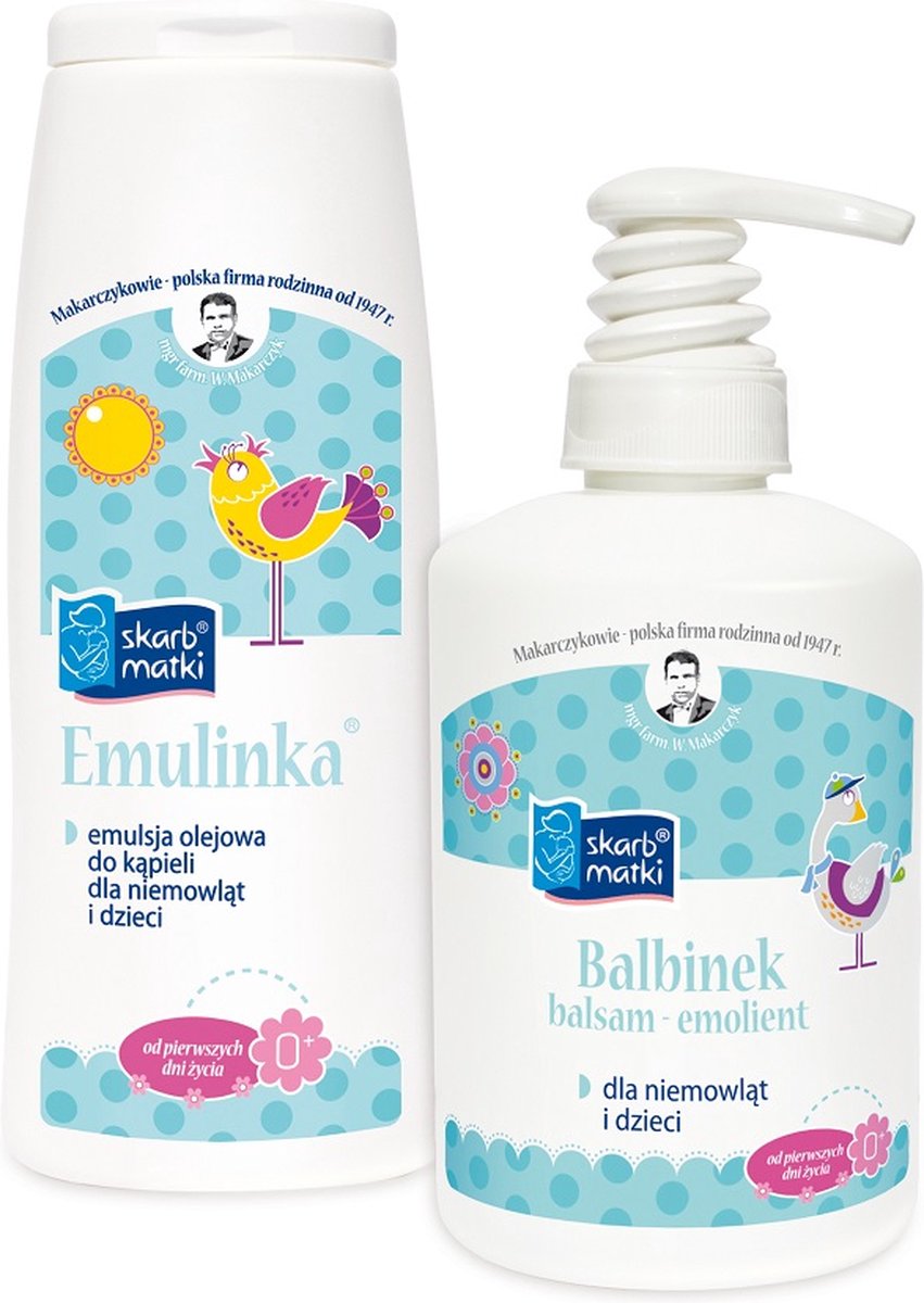 Mother'S Treasure - Set Set Of Emollients For Infants And Children Balbinek 250Ml + Emulinka 250Ml