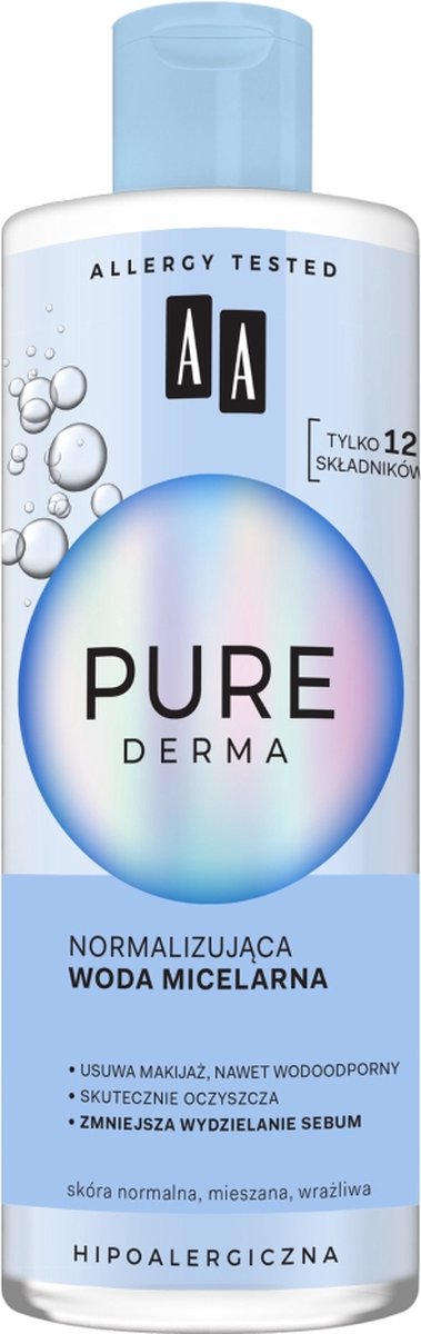 Pure Derma Normaliserend Micellair Water 400ml