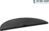 Tweezijdig gietijzeren grillplaat BBQ - halfmoon (23" BBQ)