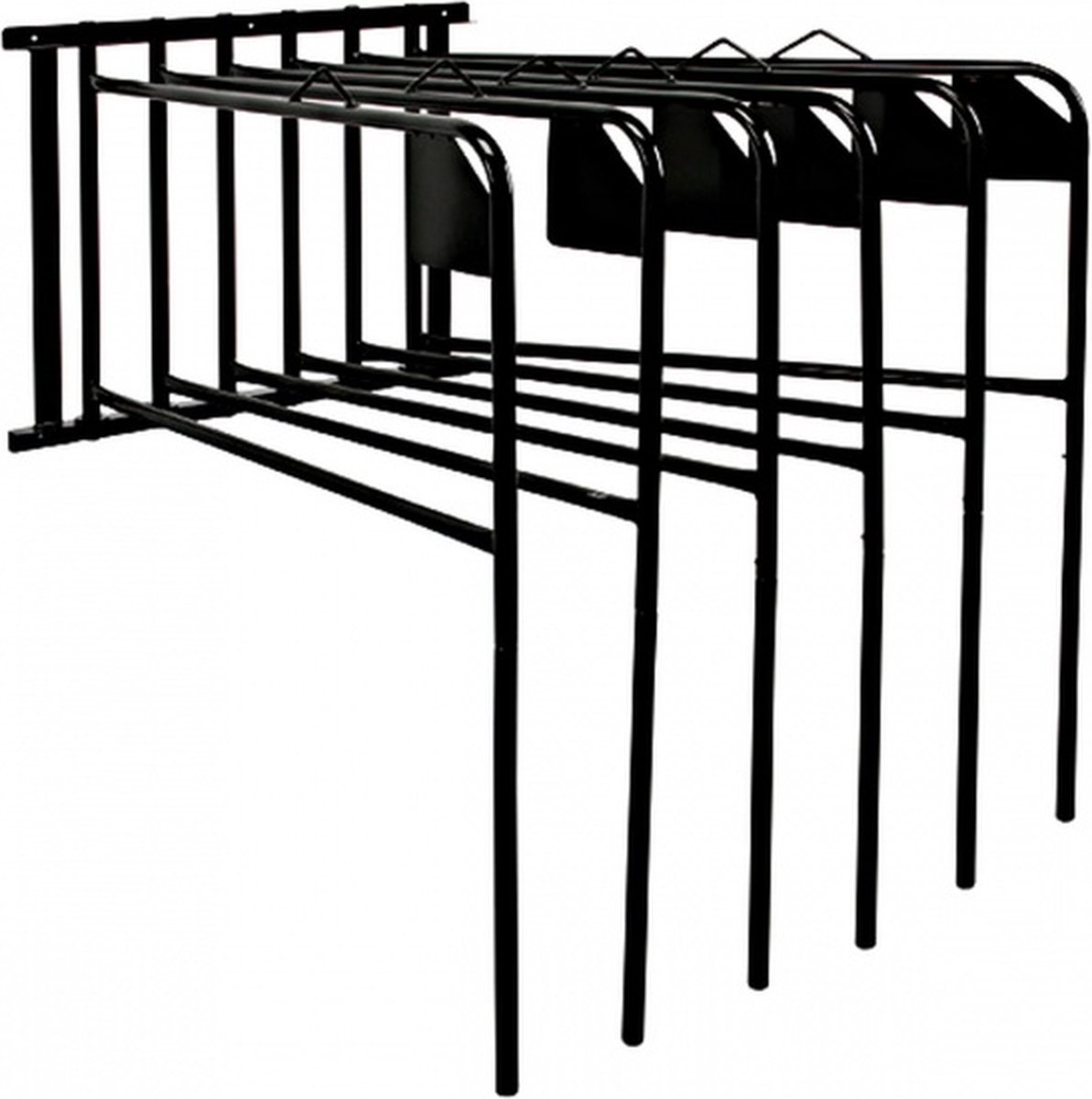 dekenrek staal 56 cm zwart 6 dekens