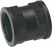 verbindingsstuk VT met schroefdraad 1.1/2 inch zwart