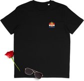 Koningsdag T Shirt - Koning Shirt met print -  Koningsdag tshirt dames - Koningsdag t Shirt heren -  Oranje t-Shirt - Unisex Shirt voor vrouwen en mannen - Oranje feest Shirt - Maten: S M L X