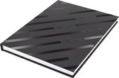 Kangaro dummyboek - A5 - zwart met design - 160 blanco pagina's - hard cover - K-5585