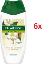 Palmolive Naturals Douchecreme Camelia & Amandelolie Voordeelverpakking 6x250ml