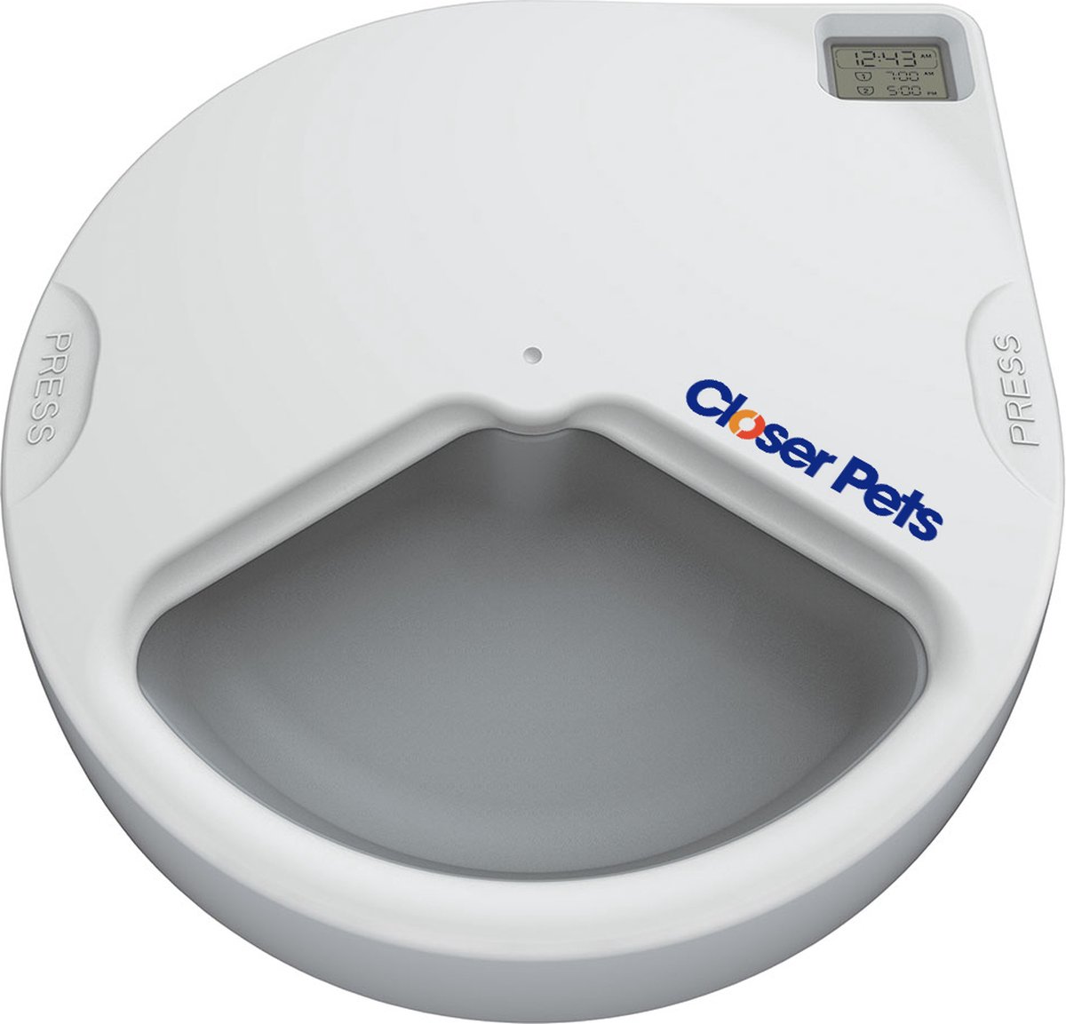 Closer Pets C300 - Automatische Voerbak – Voerbak – Voerautomaat - Voerbak Kat – Voerbak Hond - Voerbak met timer - Voerautomaat Kat - Voerautomaat Hond - Wit