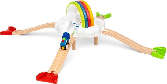 BRIO My First Railway Light Up Rainbow Set - 36002 - Treinbaan