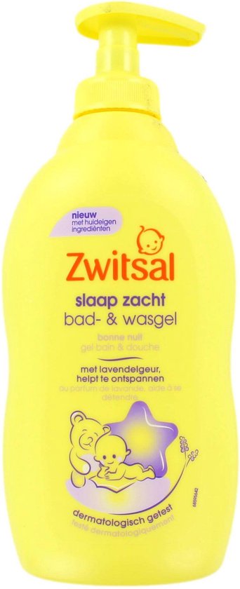 Zwitsal Slaap Zacht Bad- & Wasgel Lavendel - Voordeelverpakking 3 x 400 ml  Pomp | bol.com