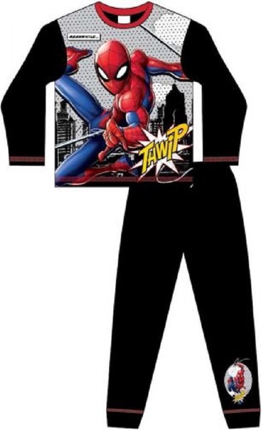 Ensemble pyjama Spiderman - taille 140 - Pyjama Marvel Spider-Man - pantalon long et manche longue