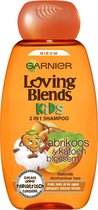 Garnier Loving Blends Kids Abrikoos & Katoenbloesem 2-in-1 Shampoo & Conditioner - Voordeelverpakking 3x250ml