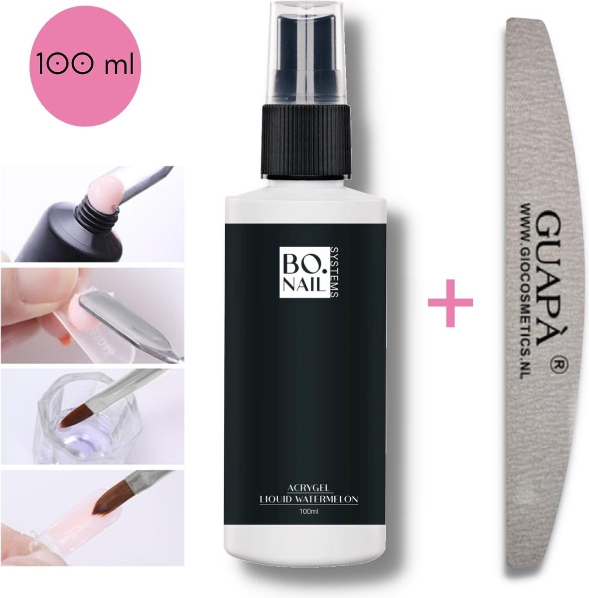 Goedkoopste GUAPÀ® Polygel Liquid | Polygel Kit | Polygel vloeistof 100 ml | Polygel Nagels Starterspakket | Polygel Kleuren | Nepnagels
