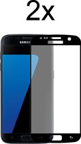 Samsung S7 Screenprotector - Beschermglas Samsung galaxy S7 Screen Protector Glas - Full Cover - 2 stuks