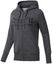 Reebok RCrossFit Full Zip Hoody Sweatshirt Vrouwen grijs 2XS