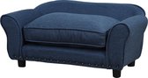 PawHut Hondenbank huisdierbank hondensofa hondenbed kattenbank hondenmat linnen D04-138