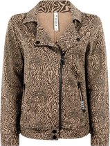 Zoso Blazer Nora 221  Sand Black 0007 0000 Dames Maat - XXL
