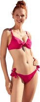 No Gossip Balconette push up bikiniset Kruising aan de voorkant FUCHSIA 36