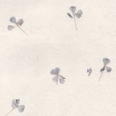 Set van 25 vel A4 Abaca briefpapier, Tree Free, met blauwe bloemen