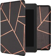 iMoshion Ereader Cover / Hoesje Geschikt voor Amazon Kindle Paperwhite 4 - iMoshion Design Slim Hard Case Bookcase - Zwart / Black Graphic