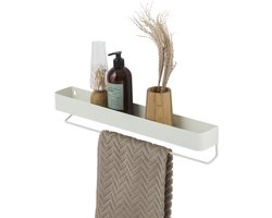 Sealskin Brix - Wandrek met handdoekrek - 55 cm - L - Wit