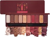 Etude House Eyeshadow Palette Wine Party - Play Color Eyes Collection - Korean Cosmetics - Deep, Rich Warm Colors - Red Brown Shimmer Bronze - Popping Eyes - 10 Eyeshadow Shades
