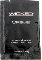 Wicked - Glijmiddel - Masturbatie Creme - Kleeft Niet, Glijdt Super - Monodose - 3ml