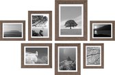Fotolijst - Henzo - Driftwood - Fotowand - 7 lijsten - Bruin