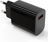 Somstyle 20W USB-A Fast Charge Adapter - Geschikt voor O.A Samsung - Zwart