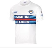Sparco T-Shirt Martini-Racing - maat XS - Wit