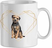 Mok Border terrier 4.3| Hond| Hondenliefhebber | Cadeau| Cadeau voor hem| cadeau voor haar | Beker 31 CL