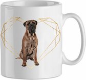 Mok bull mastiff 5.5| Hond| Hondenliefhebber | Cadeau| Cadeau voor hem| cadeau voor haar | Beker 31 CL