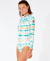 Rip Curl - UV-surfsuit voor dames - Summer Breeze - Lange mouw - Light Blue - maat 12 (M)