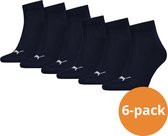 Puma Quarter Sokken Plain 6-pack Navy