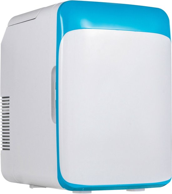 Koelkast: Meubula - Skincare Fridge - Met extra standen - make up koelkast - mini koelkast - verwarmings optie - Draagbaar handvat & auto-oplader - Blauw, van het merk Meubula
