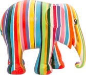 Elephant Parade - Ms. Stripey - Handgemaakt Olifanten Beeldje - 30cm