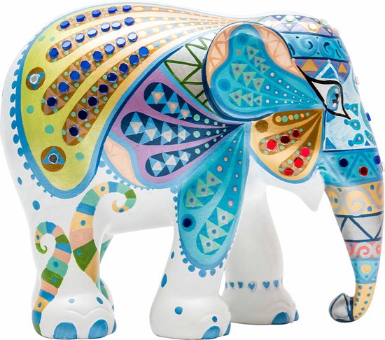 Elephant Parade Mosaic Wings - Statue d'éléphant Handgemaakt - 15 cm