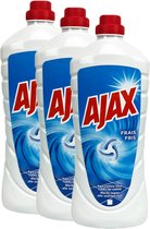 Ajax Allesreiniger Voordeelverpakking - 3x Fris - 1250ML