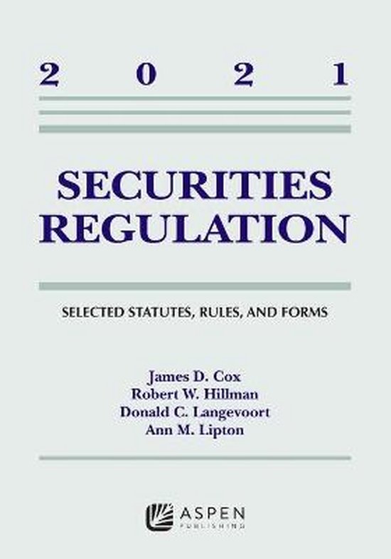 Securities Regulation - cover