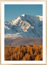 Poster Met Metaal Gouden Lijst - Altai Bergen Poster