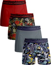 Muchachomalo-4-pack onderbroeken voor mannen-Elastisch Katoen-Boxershorts - Maat XXXL