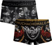 Muchachomalo-2-pack onderbroeken voor mannen-Elastisch Katoen-Boxershorts - Maat XXL