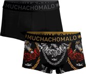 Muchachomalo-2-pack onderbroeken voor mannen-Elastisch Katoen-Boxershorts - Maat XXL