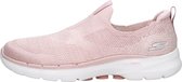 Skechers Go Walk 6 Dames Instappers - Lichtroze - Maat 39