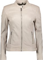 Donders Jas Leather Jacket 57414 3  Pure White 002 Dames Maat - 40