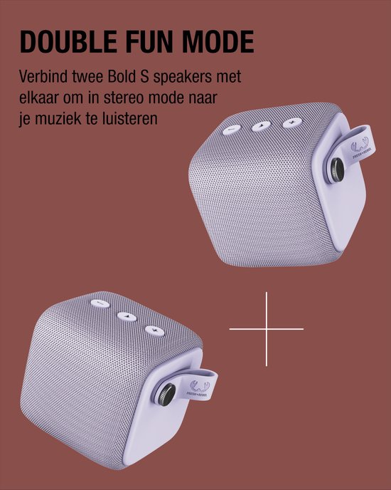 Fresh ‘n Rebel - Draadloze Bluetooth speaker - Rockbox Bold S - Dreamy Lilac van Fresh ‘n Rebel — afbeelding 4