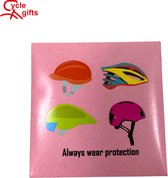 Cycle Gifts Condoom - Fietscondoom - Beschermd - Veilig - 1 stuks - Cadeau - Roze